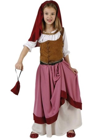 Disfraz Mesonera o Lavadera Medieval para niña
