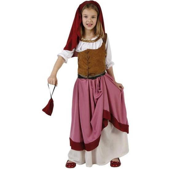 Disfraz Mesonera o Lavadera Medieval para niña Disfraz Mesonera o Lavadera Medieval para niña
