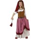 Disfraz Mesonera o Lavadera Medieval para niña