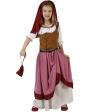 Disfraz Mesonera o Lavadera Medieval para niña