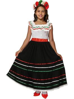 Disfraz de Mejicana para niñas
