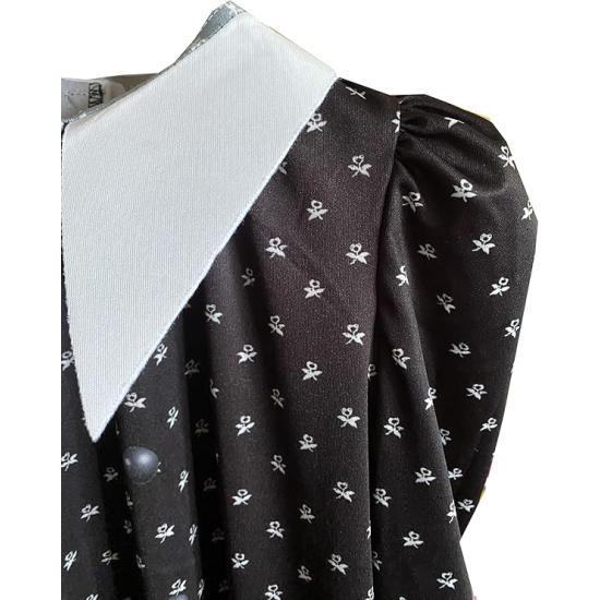 Disfraz Miércoles Addams barato para niñas Disfraz Miércoles Addams barato para niñas