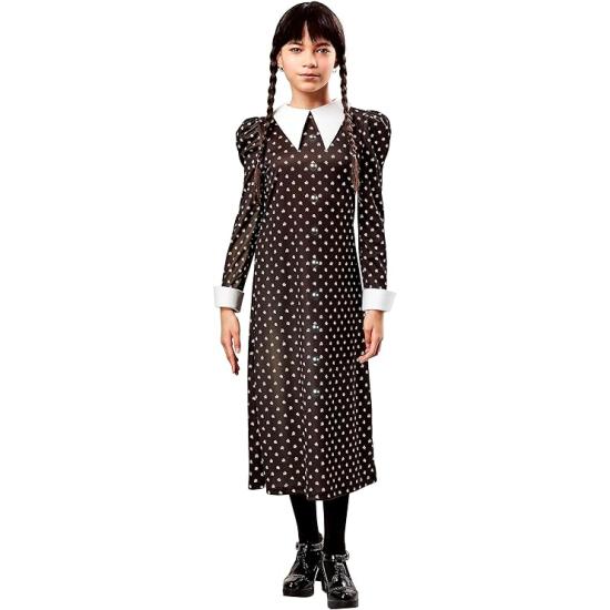Disfraz Miércoles Addams barato para niñas Disfraz Miércoles Addams barato para niñas