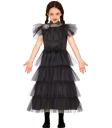 Disfraz Miércoles Addams Vestido Fiesta niña