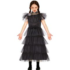 Disfraz Miércoles Addams Vestido Fiesta niña