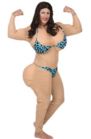 Disfraz Miss Bikini para hombre