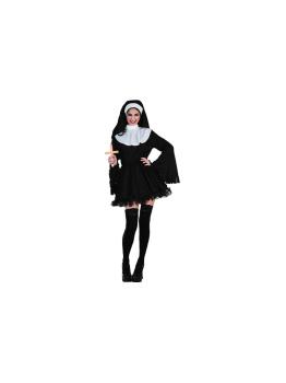 Disfraz adulto Monja Boom talla 42