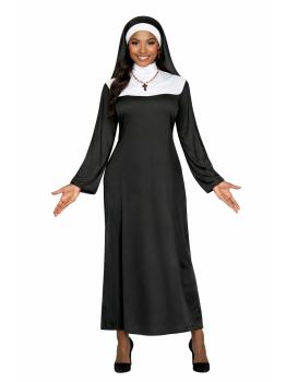 Disfraz de Monja para Mujer – Disfraz Religioso Adulto Carnaval