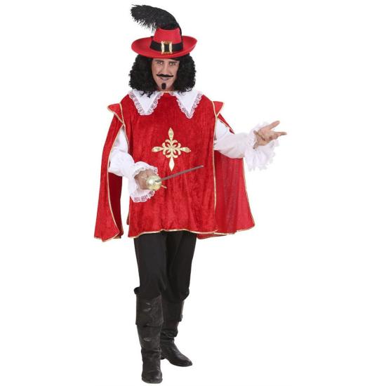 Disfraz Mosquetero Rojo Corte Real hombre Disfraz Mosquetero Rojo Corte Real hombre