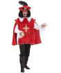 Disfraz Mosquetero Rojo Corte Real hombre