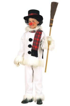 Disfraz Muñeco de Nieve Lujo en talla Infantil