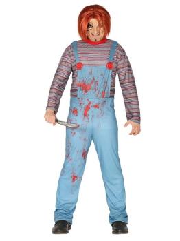 Disfraz Muñeco Diabólico Chucky talla adulto