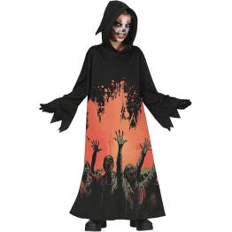 Disfraz Mystic Zombie Infantil con Capucha – Muerto Viviente