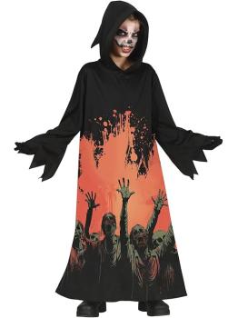 Disfraz Mystic Zombie Infantil con Capucha – Muerto Viviente