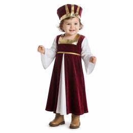 Disfraz Niña Medieval Bebé – Vestido y Tocado | DisfracesTuyYo