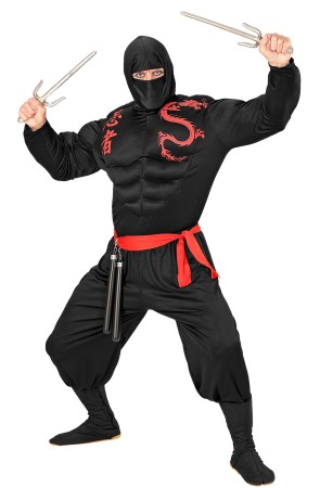Disfraz Ninja Master Cachas para adulto