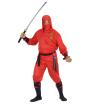 Disfraz Ninja Master Rojo para adulto