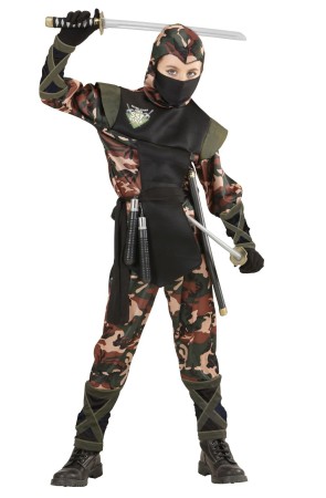 Disfraz Ninja Militar talla infantil