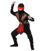 Disfraz Ninja Rojo para niño con Set de Armamento