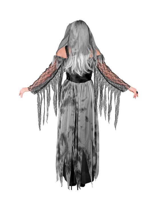 Disfraz “Novia Muerta” para mujer – vestido largo con velo
