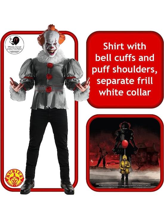 Disfraz oficial de la película IT del payaso Pennywise