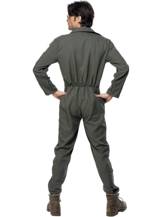 Disfraz Oficial Top Gun Verde para Hombre