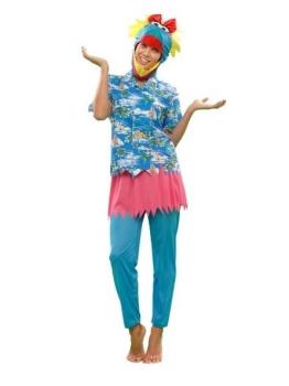 Disfraz adulta Pájara Hawaiana.