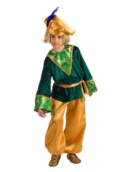 Disfraz Paje Gaspar Dorado talla Infantil