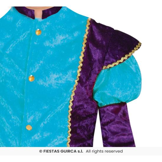 Disfraz Paje Navideño Azul infantil Disfraz Paje Navideño Azul infantil