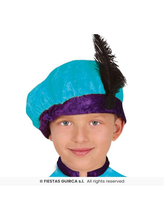 Disfraz Paje Navideño Azul infantil