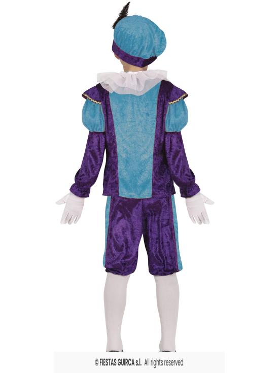 Disfraz Paje Navideño Azul infantil