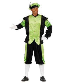Disfraz Paje Real Verde económico