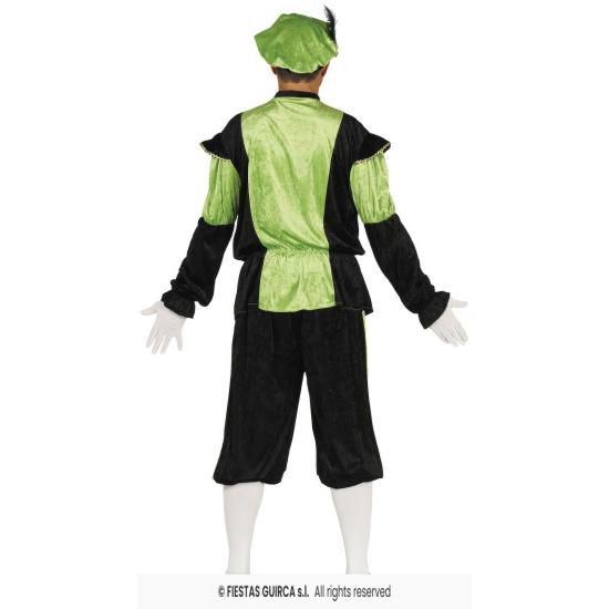 Disfraz Paje Real Verde económico