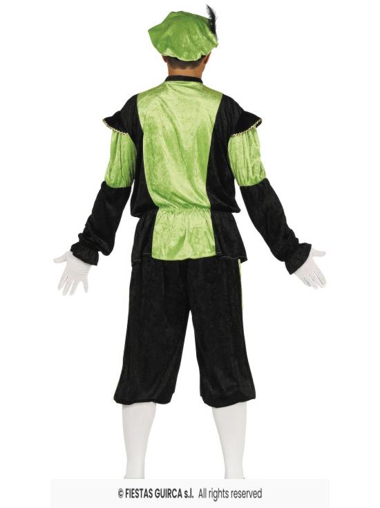 Disfraz Paje Real Verde económico