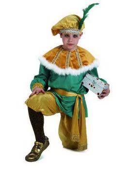 Disfraz infantil Paje Real Reyes Magos.