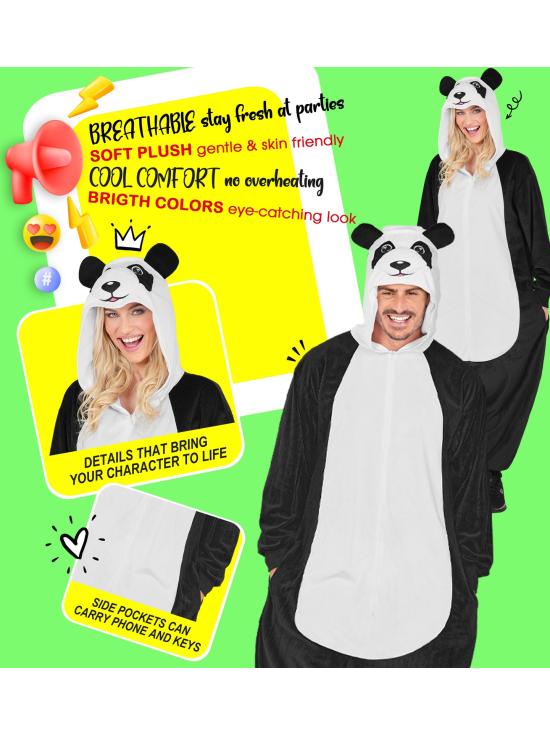 Disfraz Panda Adulto Unisex