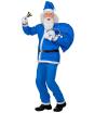 Disfraz de Papá Noel Azul Super Económico Talla Única