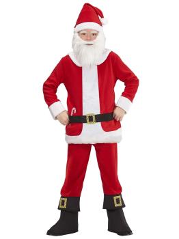 Disfraz Papá Noel con Barba infantil