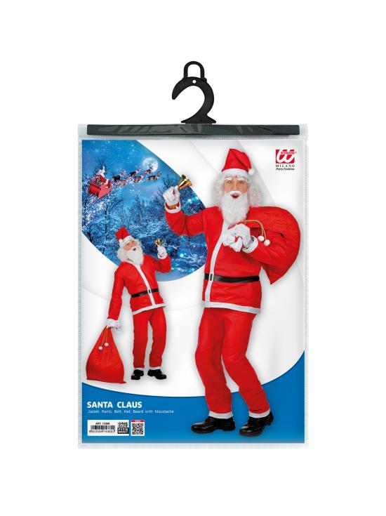 Disfraz  Papá Noel Super Económico Talla Única Adulto