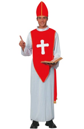 Disfraz Papa Económico para adulto.