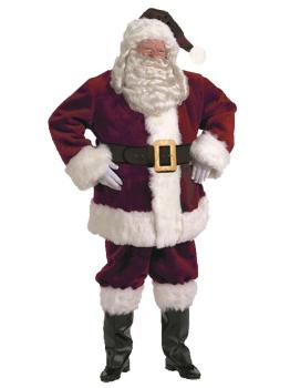 Disfraz adulto Papá Noel Profesional talla M