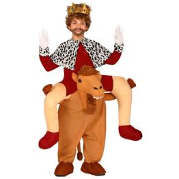 Disfraz para niño de Rey con camello infantil.