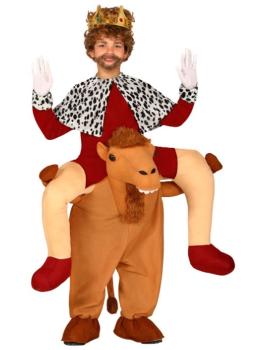 Disfraz para niño de Rey con camello infantil.