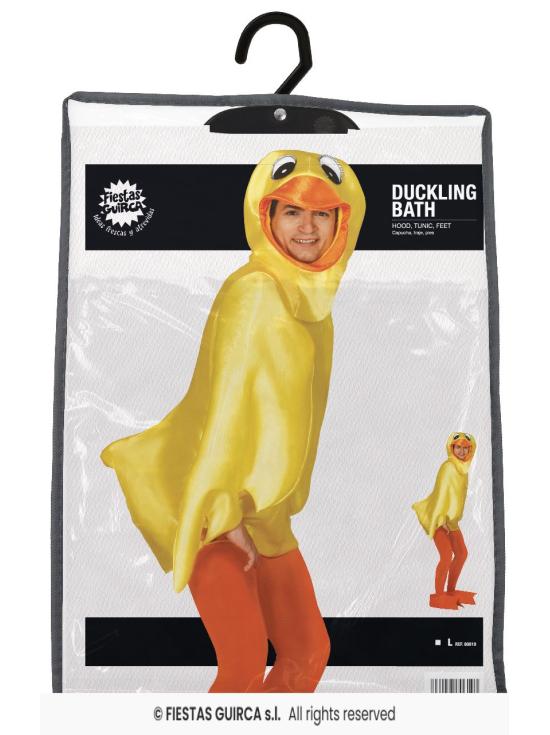 Disfraz  Patito Bañera talla adulto