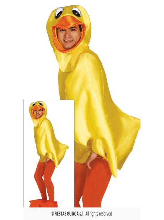 Disfraz  Patito Bañera talla adulto