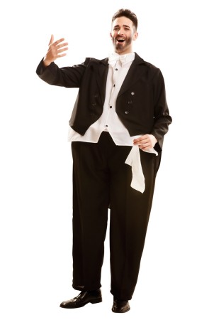 Disfraz Pavarotti Gordinflón  adulto