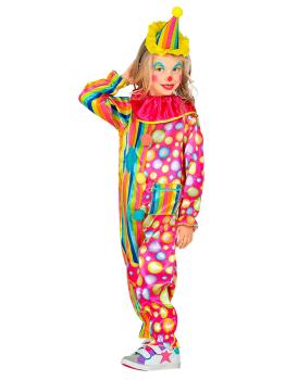 Disfraz Payasa Colores Infantil