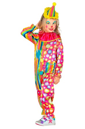 Disfraz Payasa Colores niña
