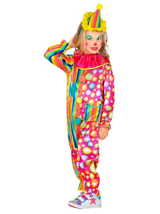 Disfraz Payasa Colores Infantil