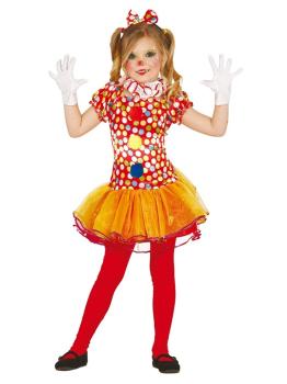 Disfraz Payasita Circo niña.